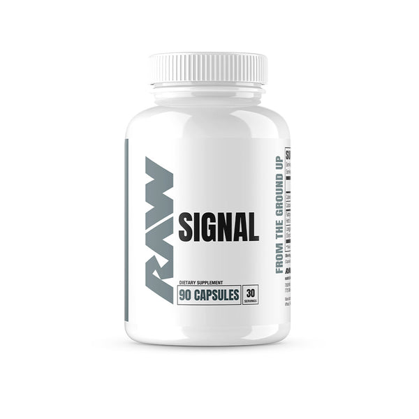Raw Signal 90Caps. TESTOSTERONE BOOSTER WITH FADOGIA AGRESTIS