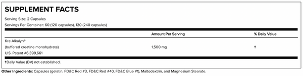 EFX Kre-Alkalyn EFX 240Caps