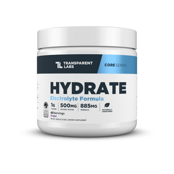 Transparent Labs Hydrate 40srv