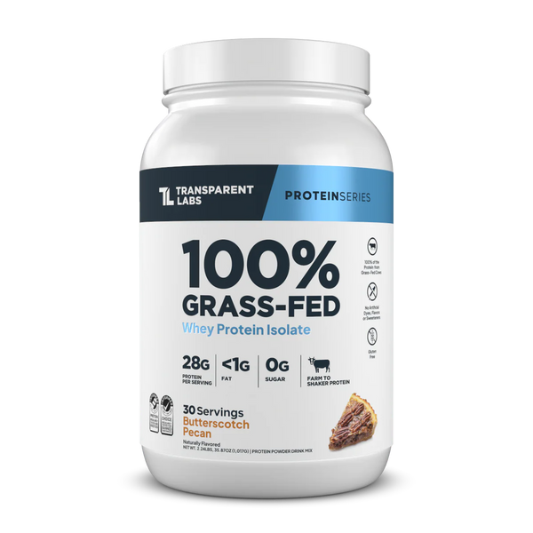 Transparent Labs Grass Fed Isolate 30srv