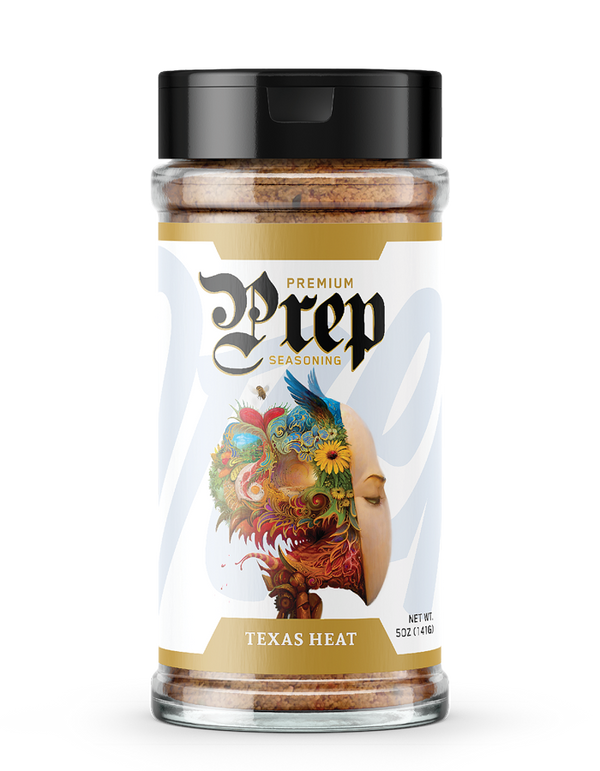Panda Prep Seasoning in Texas Heat. These seasonings boast an impressive zero-calorie count per 710mg serving, ensuring guilt-free enjoyment with every sprinkle. 