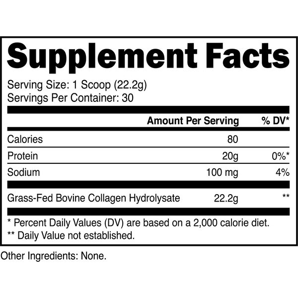 Transparent Labs Collagen Hydrolysate 30srv