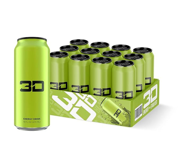 3D Energy Drink 12pk - Nutrition Faktory 
