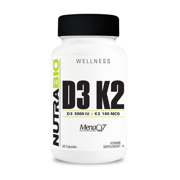 NutraBio D3 K2 60Caps