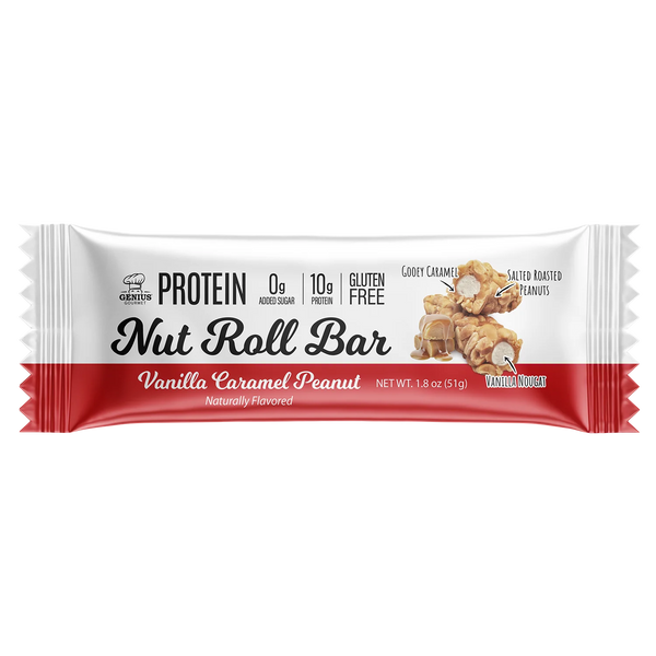 Genius Gourmet Nut Roll Bar 10pk