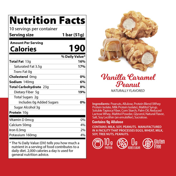 Genius Gourmet Nut Roll Bar 10pk