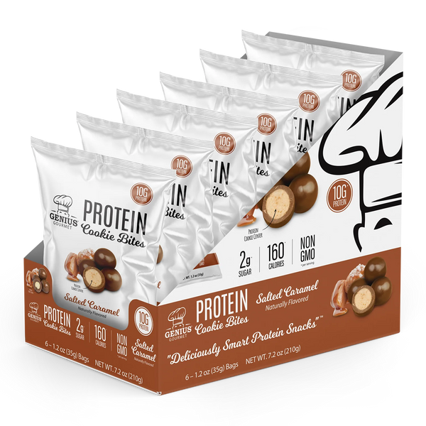 Genius Gourmet Protein Cookie Bites 6pk