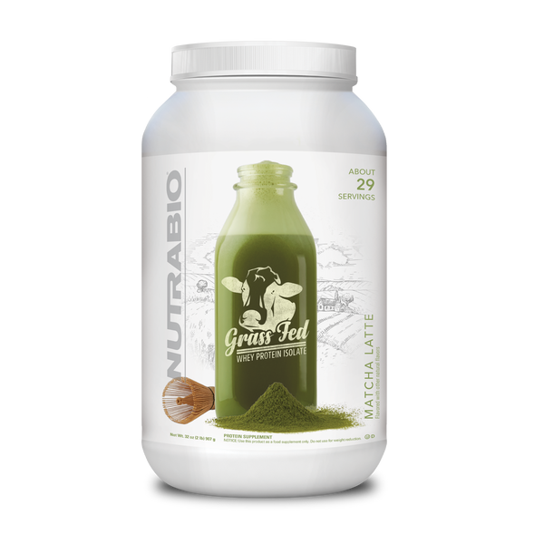 NutraBio Grass Fed Whey Isolate 2lb