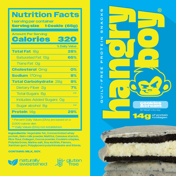 Hangry Boy Protein Cookies 12pk