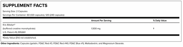 EFX Kre-Alkalyn EFX 120Caps