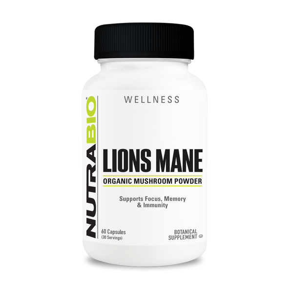 NutraBio Lions Mane 60Caps
