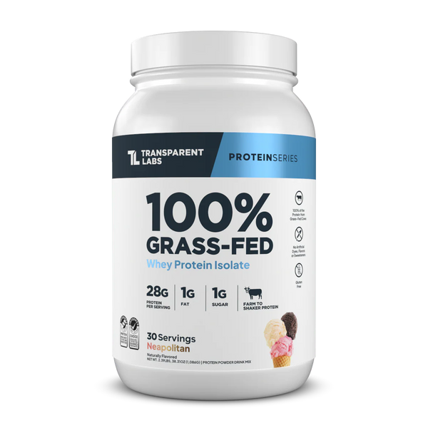 Transparent Labs Grass Fed Isolate 30srv
