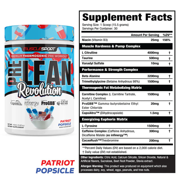 MuscleSport PreLean Revolution 30srv