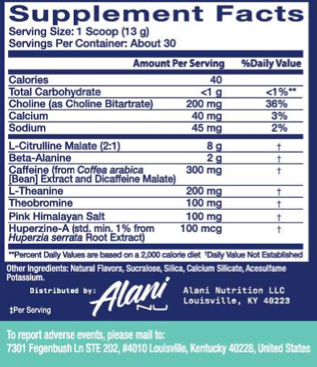 Supplement Facts