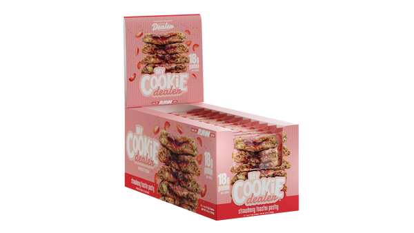 My Cookie Dealer 12ct, Strawberry Toaster Pastry protein cookie with 18G of protein per serving
