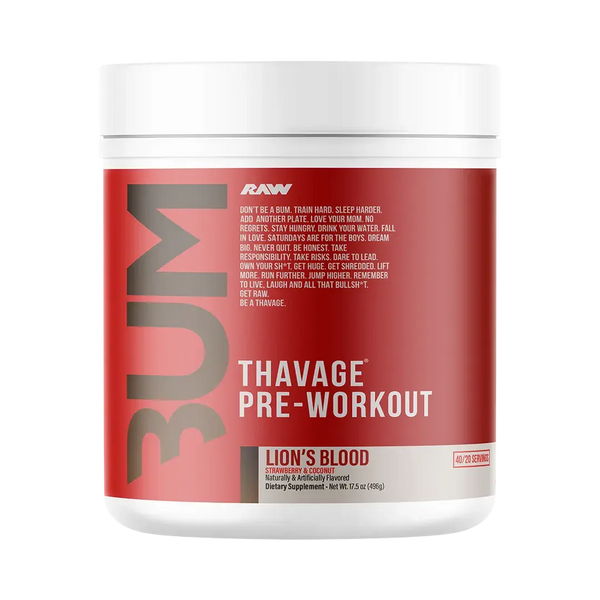 Raw CBUM Thavage 40srv