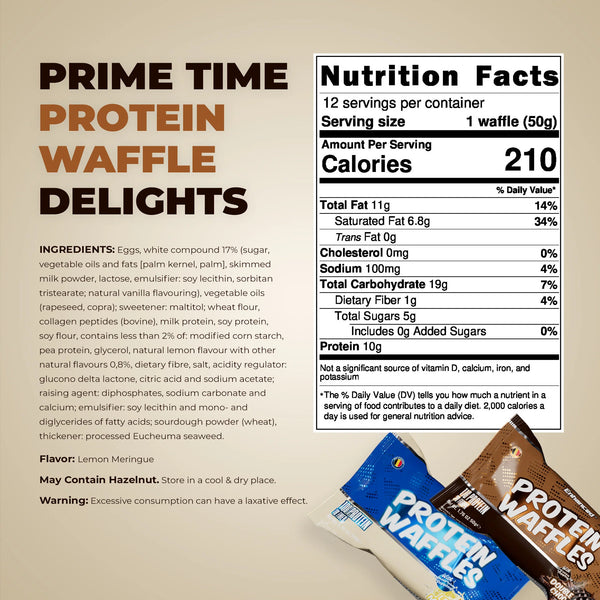 Enhanced Protein Waffles 12pk