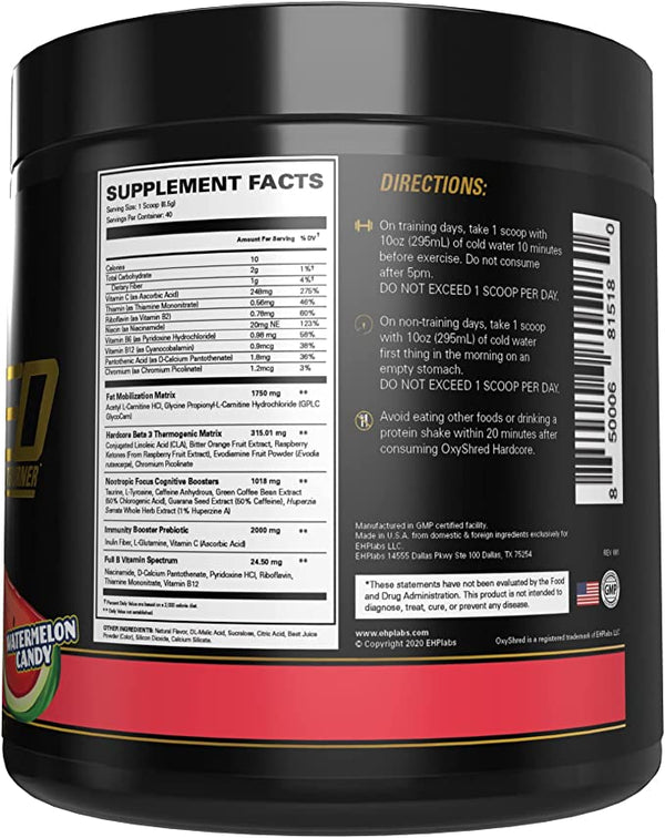 Supplement facts