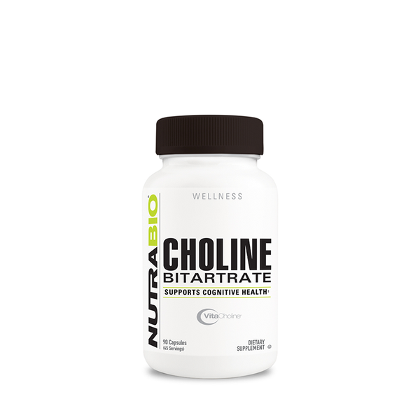 NutraBio Choline Bitartrate 90Caps