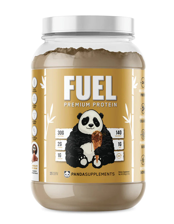 Panda Fuel 25srv Premium Protein in Chocolate Ice Cream flavor