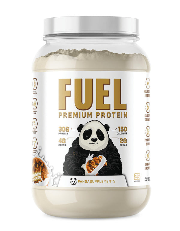 Panda Fuel 25srv Premium Protein in Cookies and Cream flavor