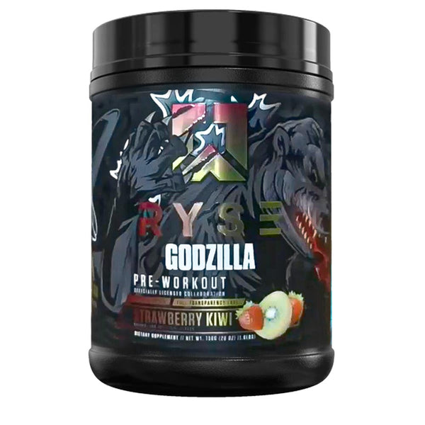 Strawberry Kiwi flavor, Ryse Godzilla Pre-workout 40srv, Maximize exercise performance, A true "FULLY-LOADED" pre-workout