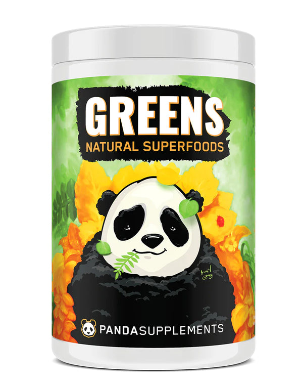 Panda Natural Greens 30srv, Green Natural Superfood in Orange Flavor