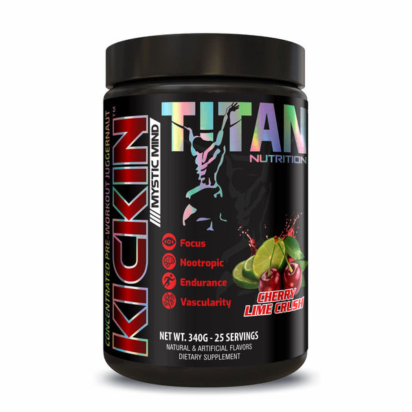Titan Nutrition Kickin Mystic Mind 25srv in Cherry Lime Crush Flavor