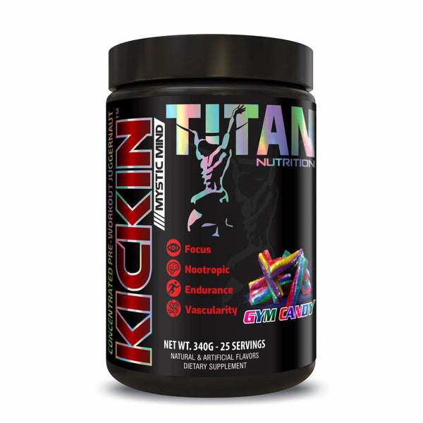 Titan Nutrition Kickin Mystic Mind 25srv in Gym Candy Flavor