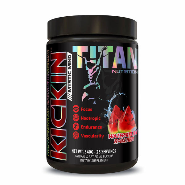Titan Nutrition Kickin Mystic Mind 25srv in Watermelon Rancher Flavor
