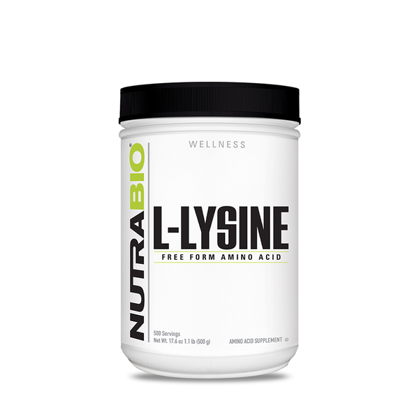 NutraBio L-Lysine Powder 500g