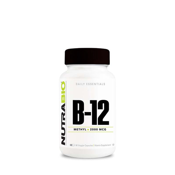 NutraBio Methyl B-12 2000 mcg  90Caps