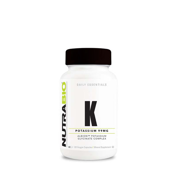 NutraBio Potassium Complex 99mg 120Caps