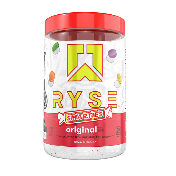 Ryse Loaded Pre 30srv, Smarties Original Flavor, natural and artificial flavor