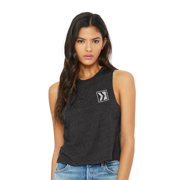 NF Heathered Gray Crop Top