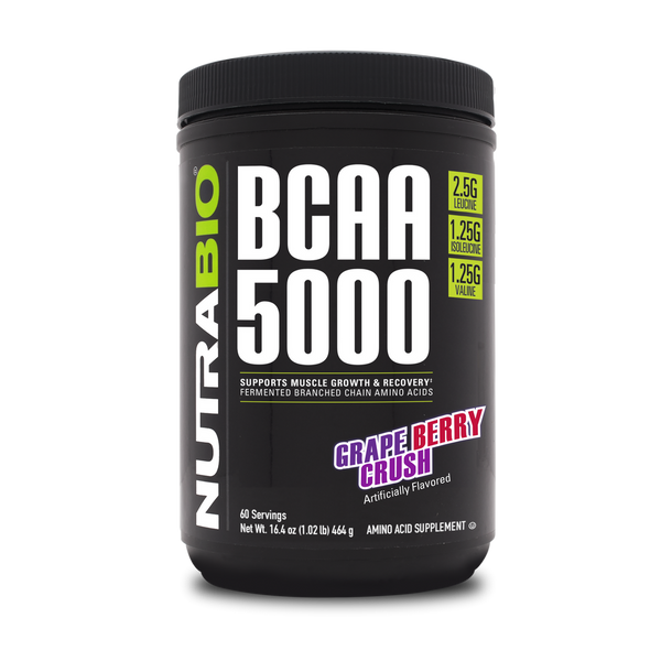 NutraBio BCAA 5000 Powder 60srv