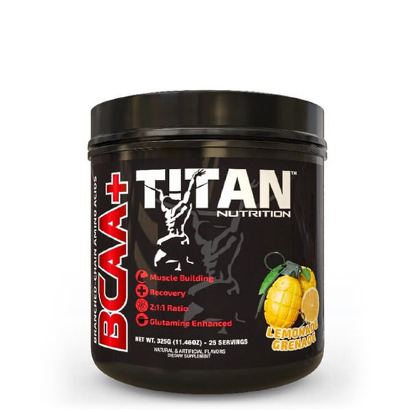 BCAA+ - Nutrition Faktory. Muscle building, recovery, 2:1:1 ratio, glutamine enhanced. Lemonade Grenade flavor