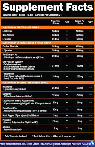 Supplement Facts
