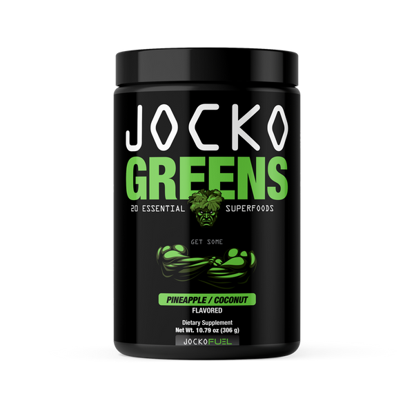 Jocko Greens 30srv. 20 Essential Superfoods. Pineapple Coconut Flavor