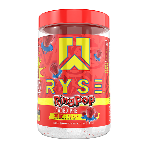 Ryse Loaded Pre 30srv, RingPop Cherry Ring Pop Flavor, natural and artificial flavor