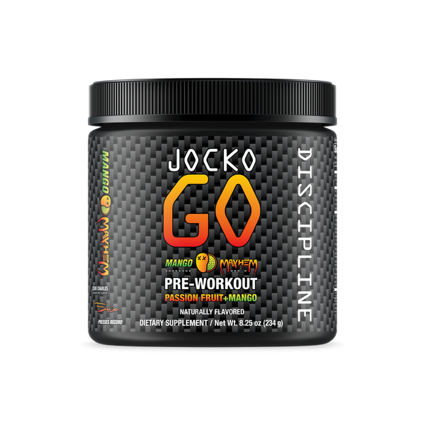 Jocko Go Pre Workout 30srv. Passion Fruit + Mango flavor