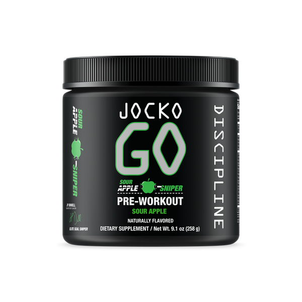 Jocko Go Pre Workout 30srv. Sour Apple flavor