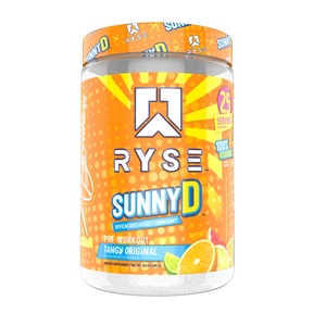 Ryse Project: Blackout Pre-Workout 25srv, Sunny D Tangy Original flavor
