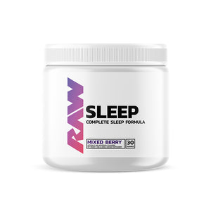 Raw Sleep 30srv. Complete Sleep Formula in Mixed Berry flavor